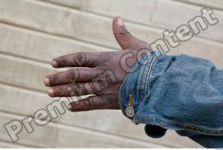 Black man in blue jeans clothe 0030